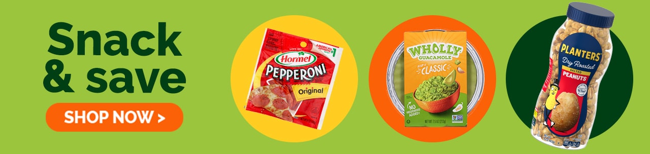 Snack and save! Click here to see more! 