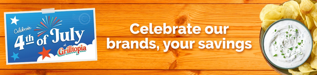 Celebrate our brands, your savings