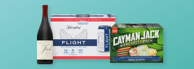 Shop our variety of beverages. 