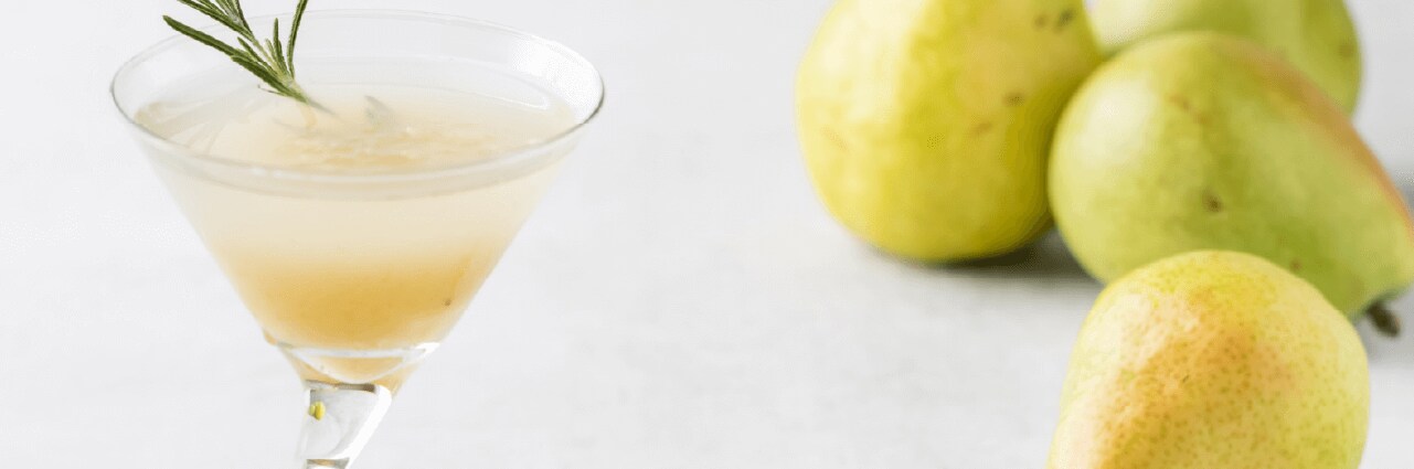 Pear and Ginger Shrub