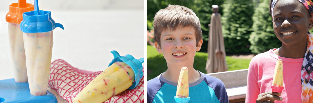 Confetti Pudding Pops