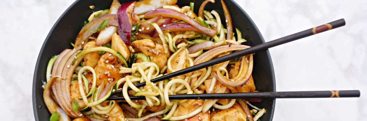 Veggie Spirals instead of Pasta Veggie Spirals instead of Pasta
