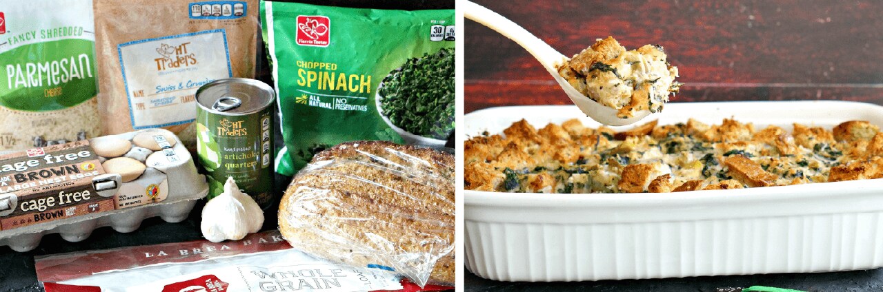 Spinach and Artichoke Strata Spinach and Artichoke Strata