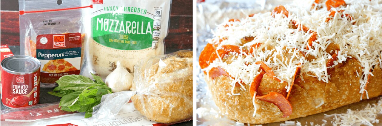 Pepperoni Pizza Pull-Apart Bread Pepperoni Pizza Pull-Apart Bread