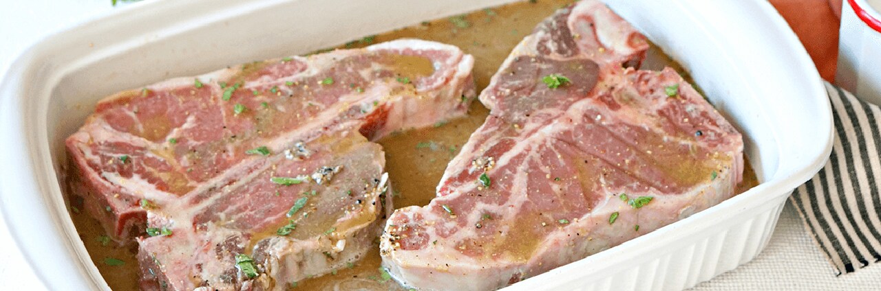 Soaking Porterhouse in Beer Soaking Porterhouse in Beer
