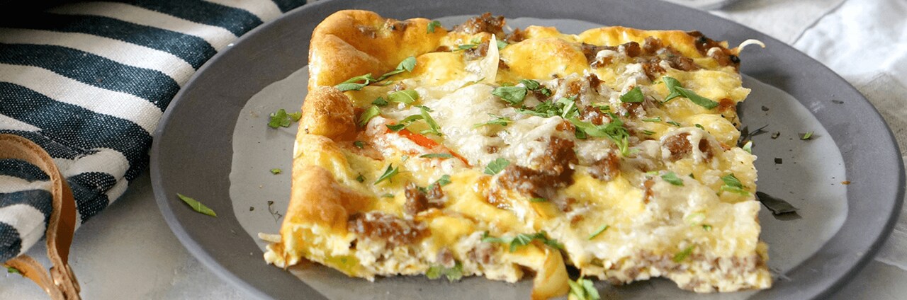 Sheet Pan Sausage and Veggie Frittata