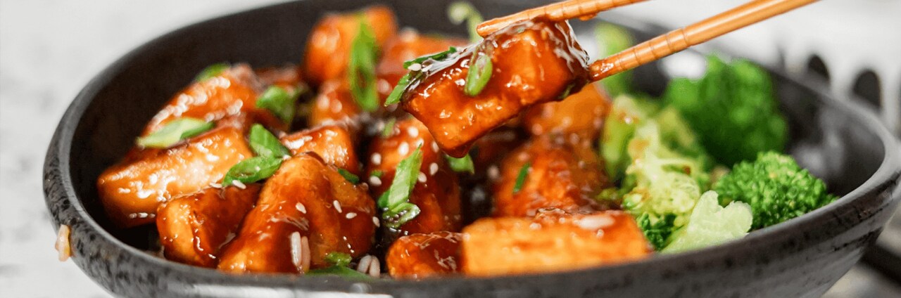 Pan-Fried Sesame Garlic Tofu Pan-Fried Sesame Garlic Tofu