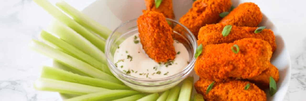 Buffalo Tempeh Wings Buffalo Tempeh Wings
