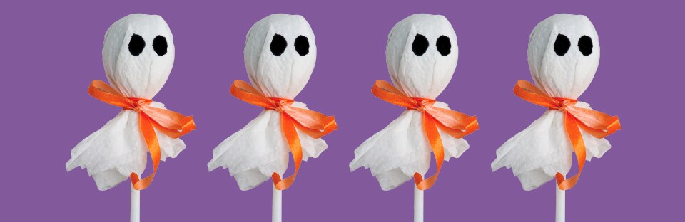 Ghost Lollipops