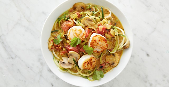 Keto-Friendly Thai Scallop Curry