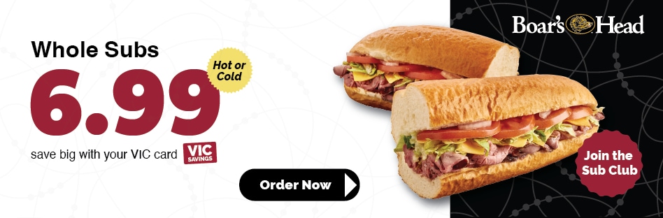 Pre-order subs at Harris Teeter! 
