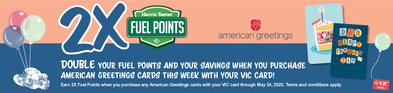 2X Fuel Points on American Greetings 2X Fuel Points on American Greetings