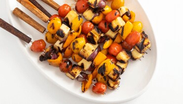 Grilled Halloumi Skewers