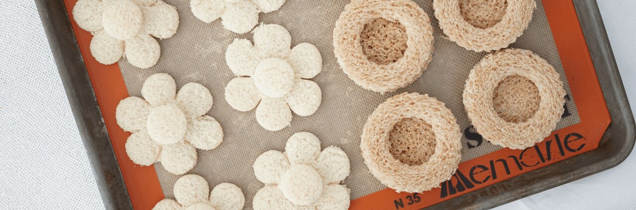 flower sandwiches