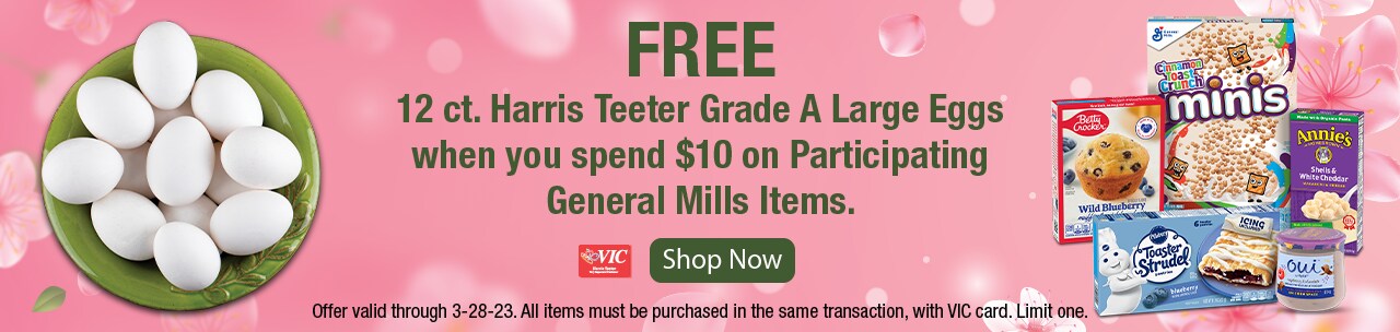 General Mills- Spend $10, get Eggs