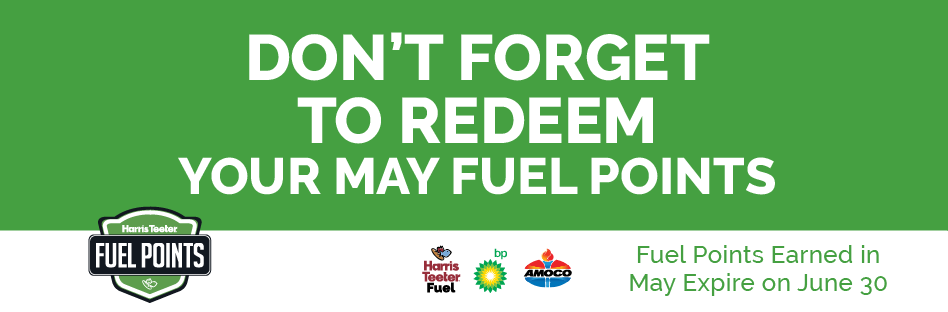Don't forget to redeem your MayFuel Points! 