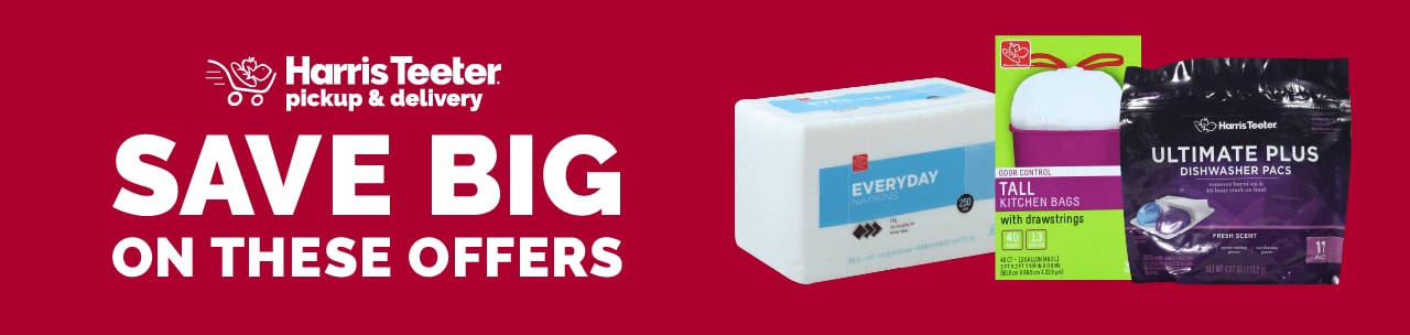 Save BIG on these Pickup & Delivery only offers!