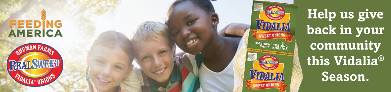 Help us give back in your community this Vidalia Season Help us give back in your community this Vidalia Season